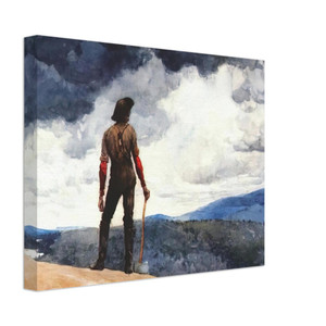 Winslow Homer  THE WOODCUTTER Canvas
