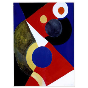 Sonia Delaunay  RHYTHM COLOUR 2 Fine Art Poster / Art Print