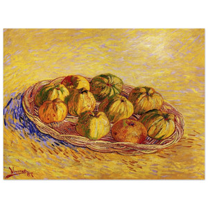 Vincent van Gogh  Still Life with Basket of Apples Aluminum Print