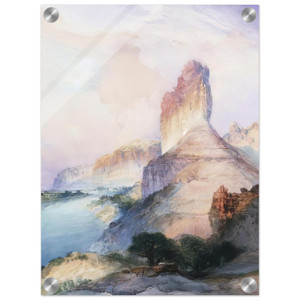 Thomas Moran  Butte Green River Wyoming Acrylic Print