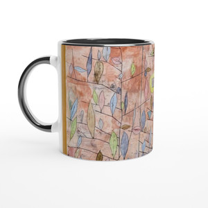 Paul Klee - SPARSE FOLIAGE 1934 Ceramic Mug with Color Inside