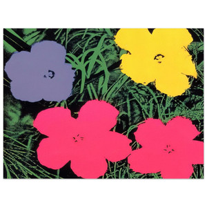 Andy Warhol  Flowers N1 Aluminum Print