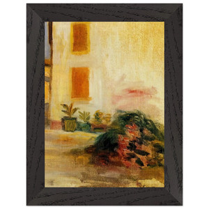 PierreAuguste Renoir  Farm Courtyard Premium Wooden Framed Art Print / Poster