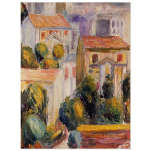 PierreAuguste Renoir  House at Cagnes Aluminum Print