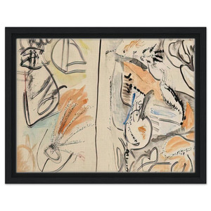 Helen Frankenthaler  Window Shade No 2 1952 Framed Canvas
