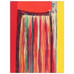 Ronnie Landfield  Coriander Rose  1972 Aluminum Print