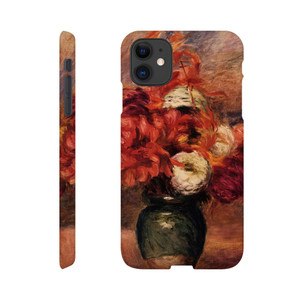 Pierre-Auguste Renoir - Flowers in a Green Vase Dahlilas and Asters Slim case