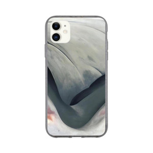 Georgia OKeeffe - Black Place Grey and Pink Bio case