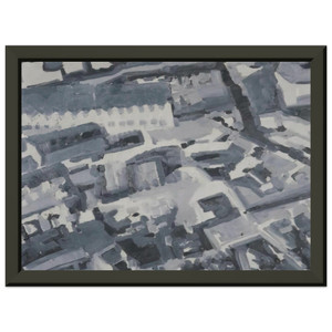 Gerhard Richter  TOWNSCAPE M3 1968 Premium Metal Framed Art Print / Poster