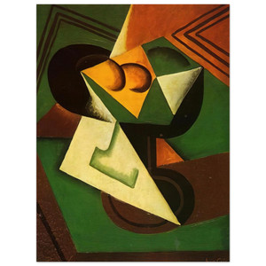 Juan Gris  FRUIT BOWL AND FRUIT Wood Print