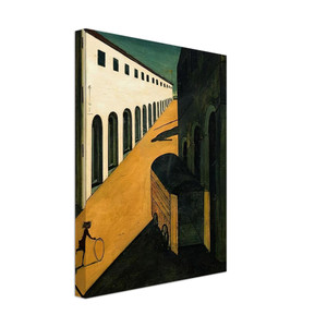 Giorgio de Chirico  MYSTERY AND MELANCHOLY OF A STREET 1914 Canvas