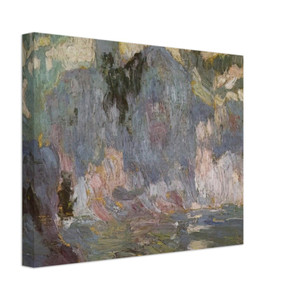 Salvador Dali  PLAYA PORT ALGUER FROM RIBA D EN PITXO Canvas