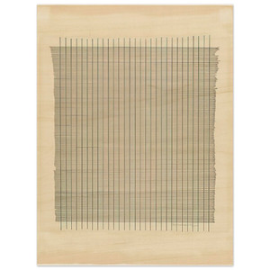 Agnes Martin  Tremolo Wood Print