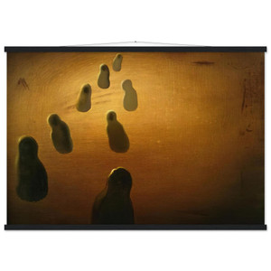 Salvador Dali STUDY FOR DEOXYRIBONUCLEIC ACID ARABS Matte Poster Hanger