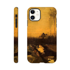 Vincent van Gogh - Landscape at Dusk Tough case