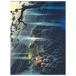 Eyvind Earle  Evening Magic Aluminum Print