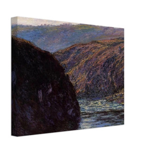 claude monet  Valley of the Creuse Afternoon Sunlight Canvas