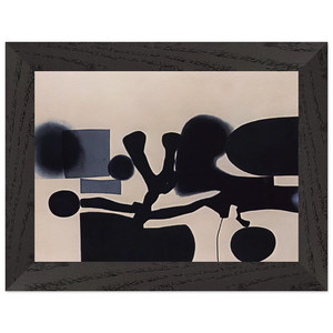 Victor Pasmore HARMONY OF OPPOSITES 1986 Premium Wood Framed Art Print