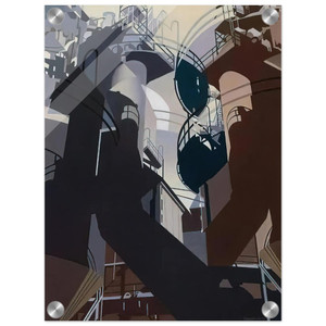 Charles Sheeler  Ore Into Iron  1953 Acrylic Print