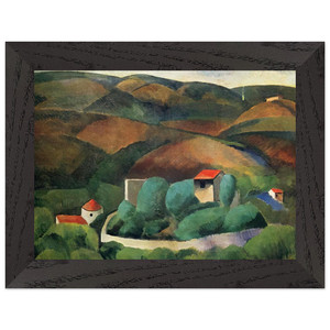 Moise Kisling  NOT IDENTIFIED 1913 Premium Wooden Framed Art Print / Poster