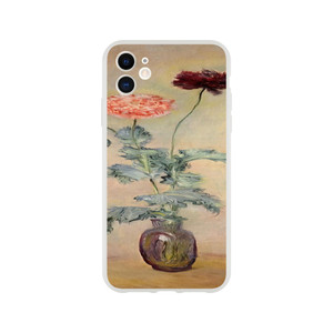 claude monet - Red and Pink Poppies Flexi case