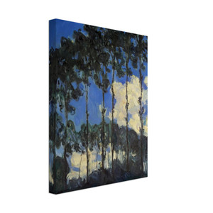 claude monet  Poplars on the Banks of the Epte Canvas