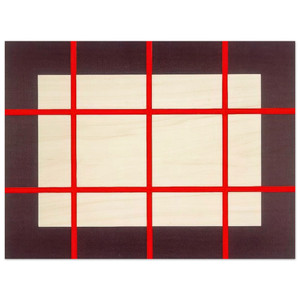Donald Judd  Untitled from Artists Against Torture Portfolio  1993 Wood Print