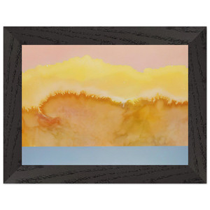 Ronnie Landfield Turquoise Prairie 1979 Framed Art Print / Poster