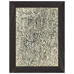 Henri Michaux  DESSIN MESCALINIEN 1958 Premium Wooden Framed Art Print / Poster