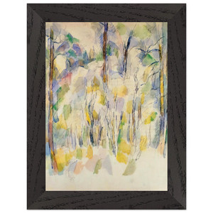 Paul Cezanne  In the Woods N1 Premium Wooden Framed Art Print / Poster