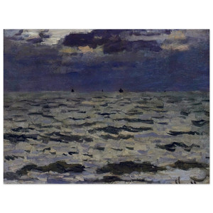 claude monet  Seascape N2 Wood Print