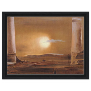 Salvador Dali  THE TOWERS Framed Canvas