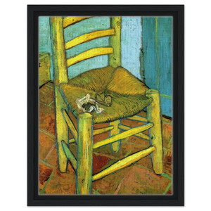 Vincent van Gogh  Van Goghs Chair Framed Canvas