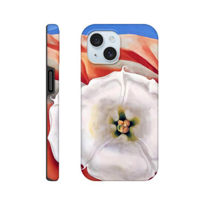 Georgia OKeeffe - Red hills and white flower II Tough case