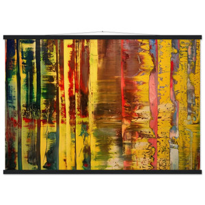Gerhard Richter ABSTRACT PAINTING 780 1 1 Museum Matte Poster Hanger