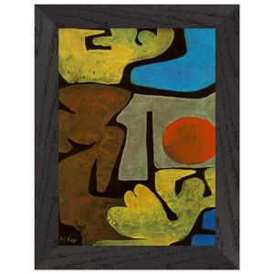 Paul Klee  PARK OF IDOLS 1938 Premium Wooden Framed Art Print / Poster