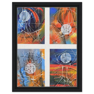 Jimmy Ernst  Four Days  1979 Framed Canvas