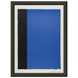 Barnett Newman  Canto IX Premium Metal Framed Art Print / Poster