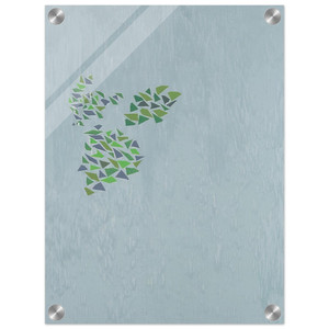 Robert Goodnough  Colors on Blue  PostPainterly Abstraction Acrylic Print