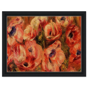 PierreAuguste Renoir  ANEMONES N3 Framed Canvas