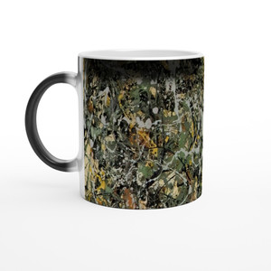 Jackson Pollock - NUMBER 8 1949 Magic Ceramic Mug