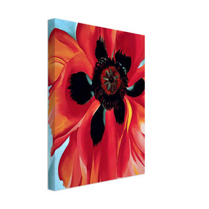 Georgia OKeeffe  Red Poppy VI Canvas