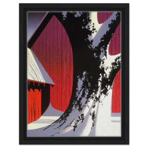 Eyvind Earle  Ruby Framed Canvas