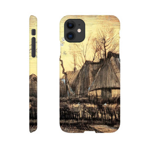 Vincent van Gogh - Houses with Thatched Roofs Slim case