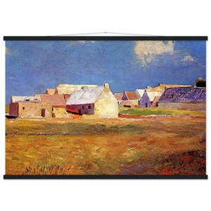 Odilon Redon  BRETON VILLAGE Museum-Quality Matte Paper Poster with Hanger