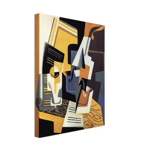 Juan Gris  VIOLIN AND GLASS 1918 Canvas