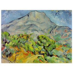 Paul Cezanne  Road near Mont SainteVictoire Aluminum Print