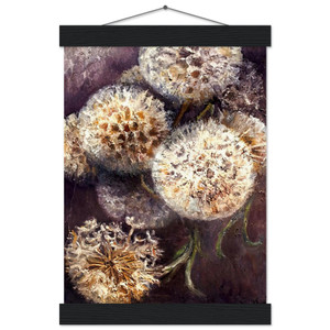 claude monet  Dandelions Museum-Quality Matte Paper Poster with Hanger