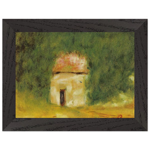 PierreAuguste Renoir  The Little House Premium Wooden Framed Art Print / Poster