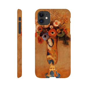 Odilon Redon - WILDFLOWERS IN A LONG NECKED VASE Slim case